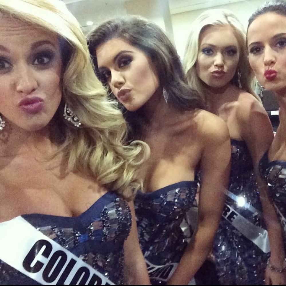 Sherri Hill Navy Blue Beaded Cocktail Dress - Picture 8 of 8